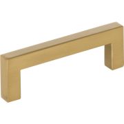 3" Center-to-Center Satin Bronze Square Stanton Cabinet Bar Pull - 625-3SBZ