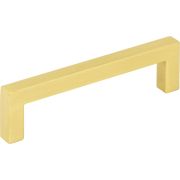 96 mm Center-to-Center Brushed Gold Square Stanton Cabinet Bar Pull - 625-96BG