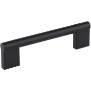 128 mm Center-to-Center Matte Black Knox Cabinet Bar Pull - 645-128MB