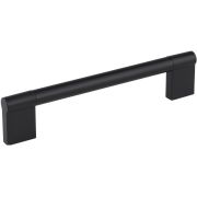 160 mm Center-to-Center Matte Black Knox Cabinet Bar Pull - 645-160MB