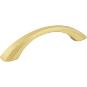 96 mm Center-to-Center Brushed Gold Wheeler Cabinet Pull - 678-96BG