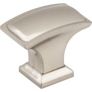 1-1/2" Overall Length Satin Nickel Rectangle Annadale Cabinet Knob - 435L-SN