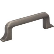 3" Center-to-Center Brushed Pewter Callie Cabinet Pull - 839-3BNBDL