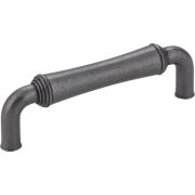 96 mm Center-to-Center Gun Metal Barrel Bremen 2 Cabinet Pull - 537DACM