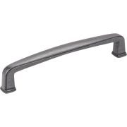 128 mm Center-to-Center Gun Metal Square Milan 1 Cabinet Pull - 1092-128DACM