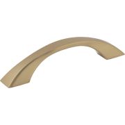 96 mm Center-to-Center Satin Bronze Flared Philip Cabinet Pull - 767-96SBZ