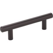 96 mm Center-to-Center Dark Bronze Key Largo Cabinet Bar Pull - 146ORB