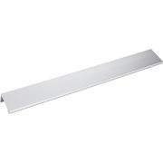12" Overall Length Brushed Chrome Edgefield Cabinet Tab Pull - A500-12BC