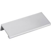 4" Overall Length Brushed Chrome Edgefield Cabinet Tab Pull - A500-4BC