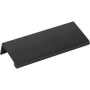4" Overall Length Matte Black Edgefield Cabinet Tab Pull - A500-4MB