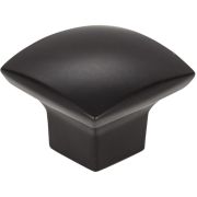 1-3/16" Overall Length Matte Black Square Sonoma Cabinet Knob - 431MB