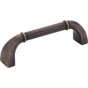 96 mm Center-to-Center Brushed Oil Rubbed Bronze Cordova Cabinet Pull - Z280-DBAC