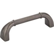 96 mm Center-to-Center Distressed Pewter Cordova Cabinet Pull - Z280-BNDL