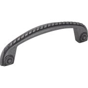 96 mm Center-to-Center Gun Metal Rope Rhodes Cabinet Pull - Z261-96-DACM