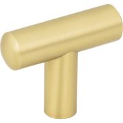 1-7/8" Overall Length Brushed Gold Key West Cabinet Bar Pull - 48BG