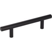 96 mm Center-to-Center Matte Black Naples Cabinet Bar Pull - 156MB