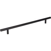 256 mm Center-to-Center Matte Black Naples Cabinet Bar Pull - 336MB