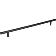 288 mm Center-to-Center Matte Black Naples Cabinet Bar Pull - 368MB