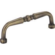 3" Center-to-Center Brushed Antique Brass Madison Cabinet Pull - Z259-3AB