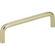 4" Center-to-Center Polished Brass Torino Cabinet Wire Pull - S271-4PB