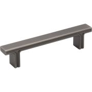 96 mm Center-to-Center Brushed Pewter Square Anwick Cabinet Pull - 867-96BNBDL