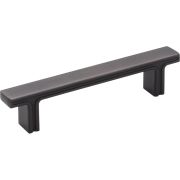 96 mm Center-to-Center Brushed Oil Rubbed Bronze Square Anwick Cabinet Pull - 867-96DBAC
