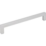 160 mm Center-to-Center Matte Silver Square Stanton Cabinet Bar Pull - 625-160MS