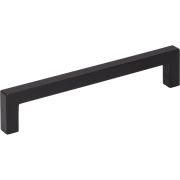 128 mm Center-to-Center Matte Black Square Stanton Cabinet Bar Pull - 625-128MB