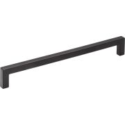 192 mm Center-to-Center Matte Black Square Stanton Cabinet Bar Pull - 625-192MB