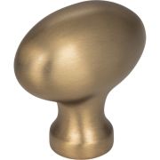 1-9/16" Overall Length Satin Bronze Football Lyon Cabinet Knob - 3991SBZ