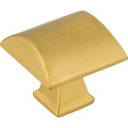 1-1/4" Overall Length  Brushed Gold Roman Cabinet Knob - 944BG