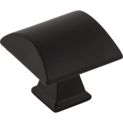 1-1/4" Overall Length  Matte Black Roman Cabinet Knob - 944MB
