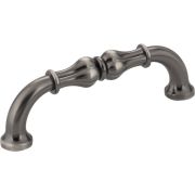 96 mm Center-to-Center Brushed Pewter Bella Cabinet Pull - 818-96BNBDL