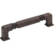 128 mm Center-to-Center Distressed Oil Rubbed Bronze Rustic Twist Tahoe Cabinet Pull - 602-128DMAC