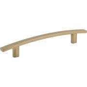 128 mm Center-to-Center Satin Bronze Square Thatcher Cabinet Bar Pull - 859-128SBZ