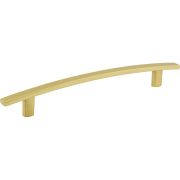 160 mm Center-to-Center Brushed Gold Square Thatcher Cabinet Bar Pull - 859-160BG