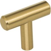 1-9/16" Overall Length Satin Bronze Naples Cabinet "T" Knob - 40SBZ