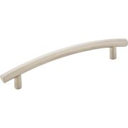 128 mm Center-to-Center Dull Nickel Arched Belfast Cabinet Pull - 406-128DN