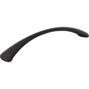 128 mm Center-to-Center Black Arched Belfast Cabinet Pull - 976-128BLK