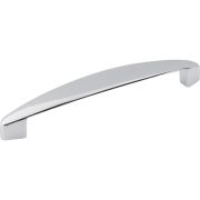 128 mm Center-to-Center Polished Chrome Asymmetrical Belfast Cabinet Pull - 308-128PC