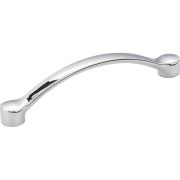 128 mm Center-to-Center Polished Chrome Arched Belfast Cabinet Pull - 745-128PC