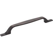 160 mm Center-to-Center Brushed Oil Rubbed Bronze Square Cosgrove Cabinet Pull - 382-160DBAC