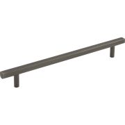 192 mm Center-to-Center Brushed Pewter Square Dominique Cabinet Bar Pull - 845-192BNBDL