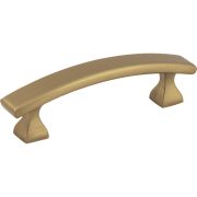 3" Center-to-Center Satin Bronze Square Hadly Cabinet Pull - 449-3SBZ