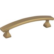 96 mm Center-to-Center Satin Bronze Square Hadly Cabinet Pull - 449-96SBZ