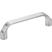 96 mm Center-to-Center Brushed Chrome Brenton Cabinet Pull - 239-96BC