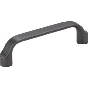 96 mm Center-to-Center Gun Metal Brenton Cabinet Pull - 239-96DACM