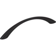 128 mm Center-to-Center Black Arched Verona Cabinet Pull - 4655BLK