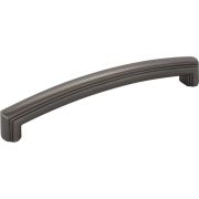 160 mm Center-to-Center Brushed Pewter Delgado Cabinet Pull - 519-160BNBDL