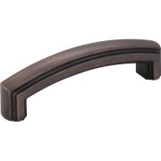 96 mm Center-to-Center Brushed Oil Rubbed Bronze Delgado Cabinet Pull - 519-96DBAC